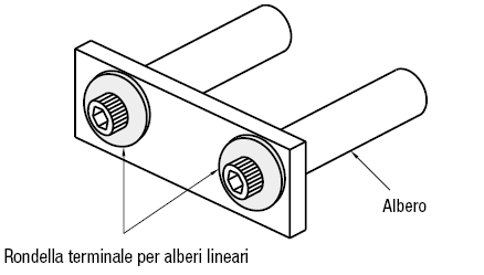 Rondelle per alberi lineari di precisione:Immagine relativa