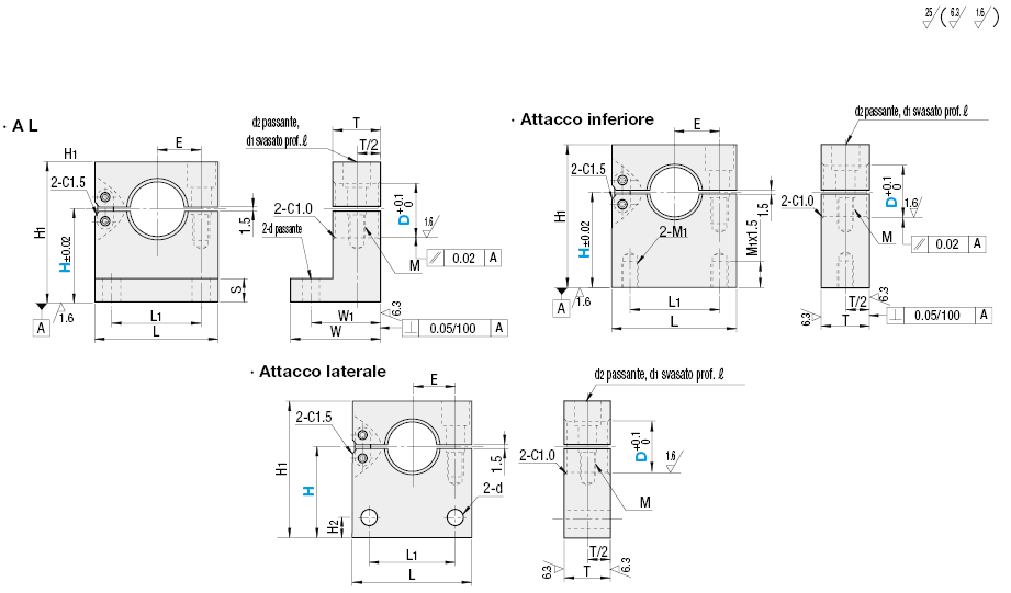 Supporti albero/Cernierati:Immagine relativa