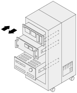 Guide di scorrimento telescopiche/Carico medio/in acciaio/a tre pezzi:Immagine relativa