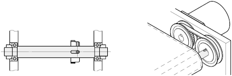 Alberi rotanti/Gradino e filettatura sui due lati:Immagine relativa