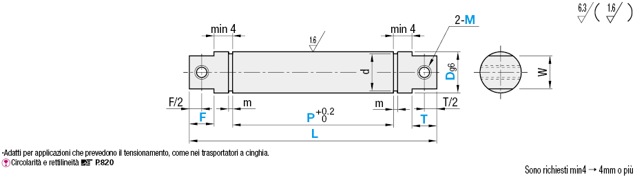 Alberi rotanti/Per tensionamento:Immagine relativa