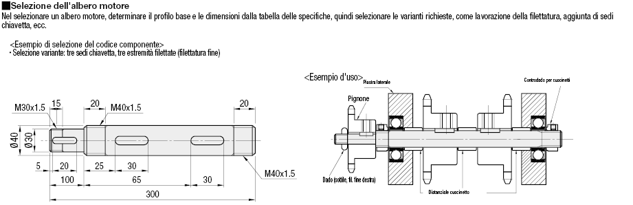 Alberi motore/Gradino su un lato:Immagine relativa