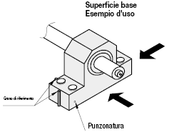 A T/doppio cuscinetto/con gola di posizionamento/senza anello di sicurezza:Immagine relativa