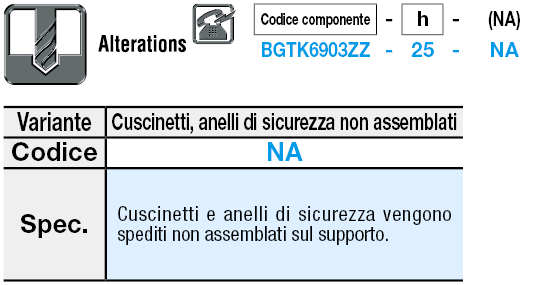 A blocco/con anello di sicurezza:Immagine relativa