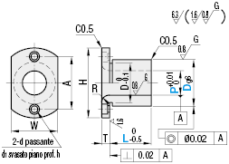 Boccole per perni di posizionamento/Flangia compatta/P e L Standard:Immagine relativa