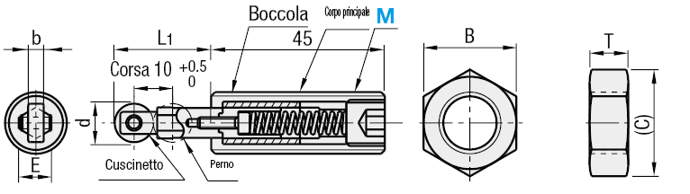 Pressori a rullo/Con bullone:Immagine relativa