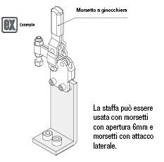 Staffa a L per morsetti:Immagine relativa