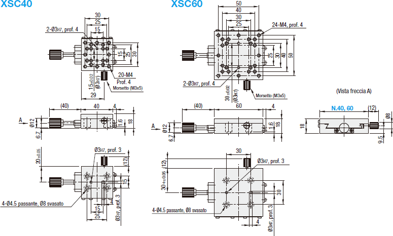 [Alta precisione] Tavole X/A coda di rondine quadrate/Standard:Immagine relativa