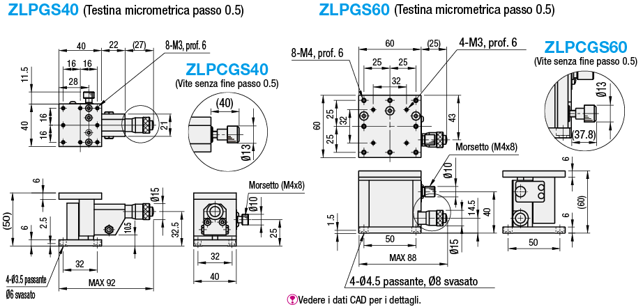 [Alta precisione] Tavole Z/A rulli incrociati/Superficie orizzontale:Immagine relativa