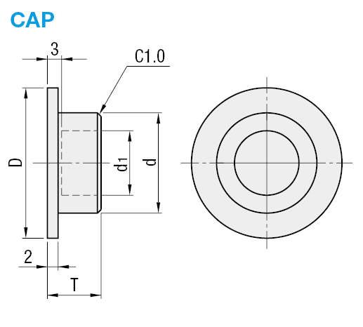 Tappi per supporti tubolari:Immagine relativa