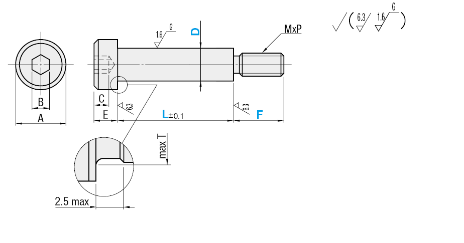 Viti con spallamento e testa bassa/Configurabili:Immagine relativa