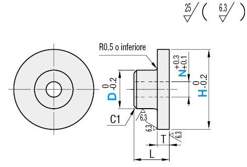 Rondelle per molle di compressione/ Flangia:Immagine relativa