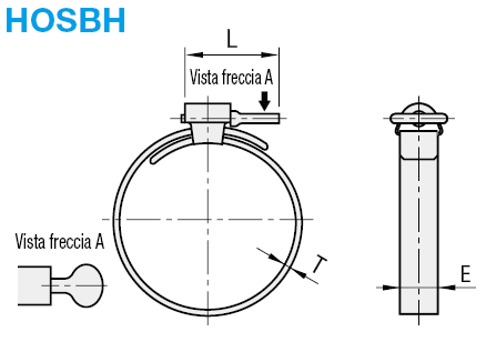 Fascette per flessibili/A serraggio manuale:Immagine relativa