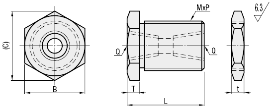 Distributori tubazioni/A esagono:Immagine relativa