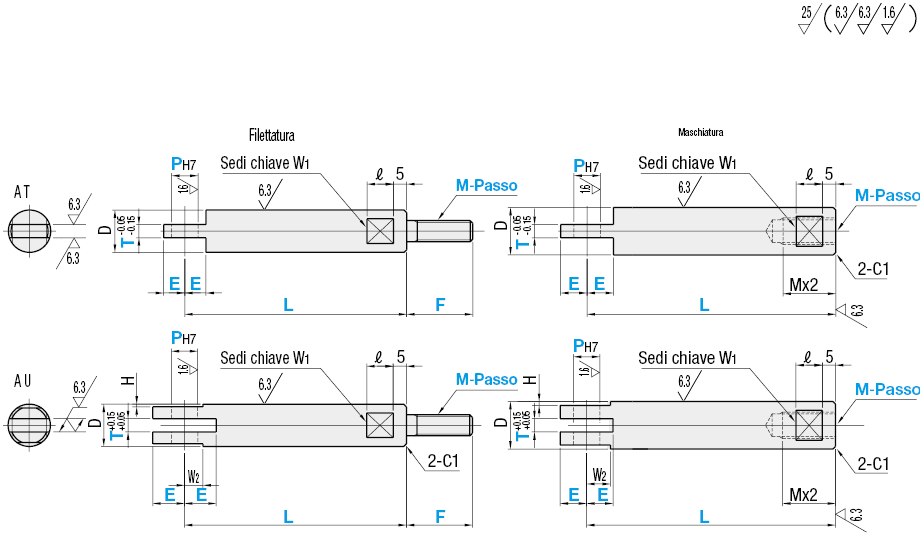 Barre tiranti/Filettate/Maschiate:Immagine relativa