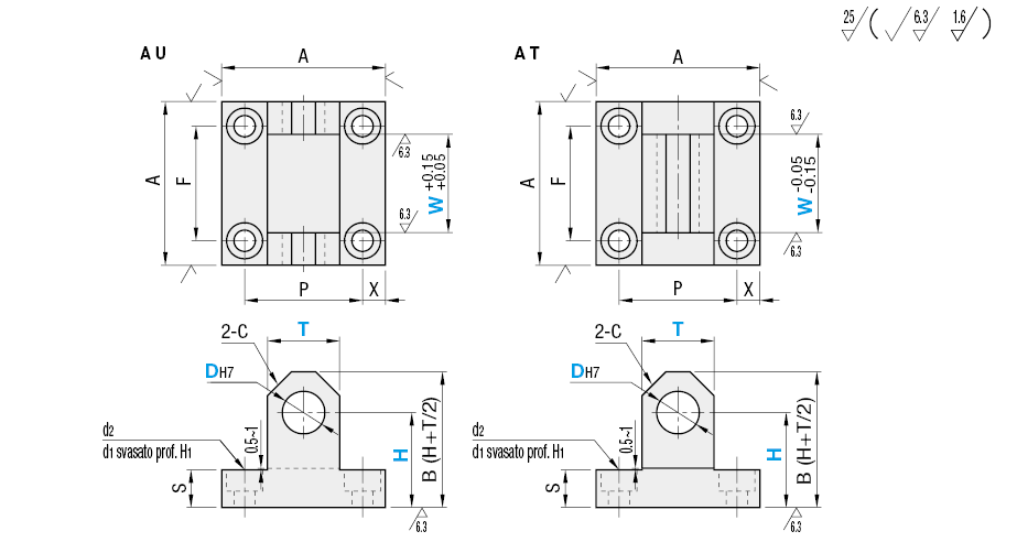 Basi cerniera/Spesse/con fulcro centrale:Immagine relativa