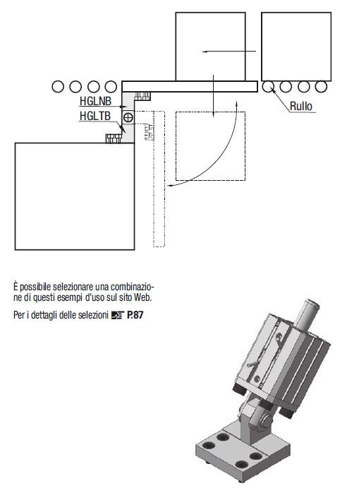 Basi cerniera/A L/standard /Con foro maschiato per finecorsa:Immagine relativa