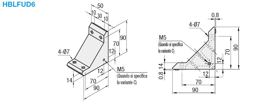 Serie 6/Staffe con aletta/pesanti:Immagine relativa