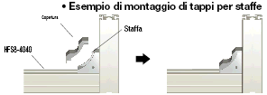 Serie 8/Staffe con tappi/base 40:Immagine relativa