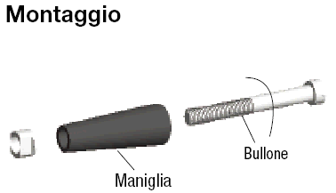 Impugnature girevoli/Con vite a testa piatta:Immagine relativa