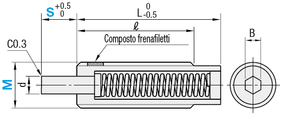 Pressori a molla/Puntale piatto:Immagine relativa