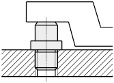 Perni di regolazione altezza/Maschiati/rotondi:Immagine relativa