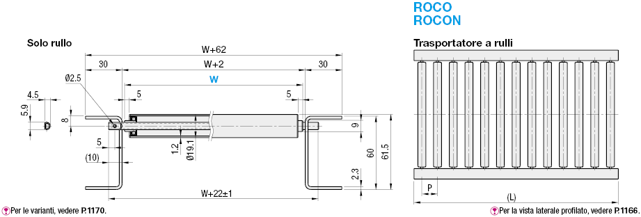 Trasportatori a rulli/Diametro rullo 19mm:Immagine relativa