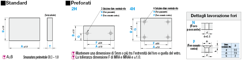 Piastra a specchio/In acrilico:Immagine relativa