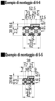 Chiusure magnetiche per profilati in alluminio/Sottili:Immagine relativa