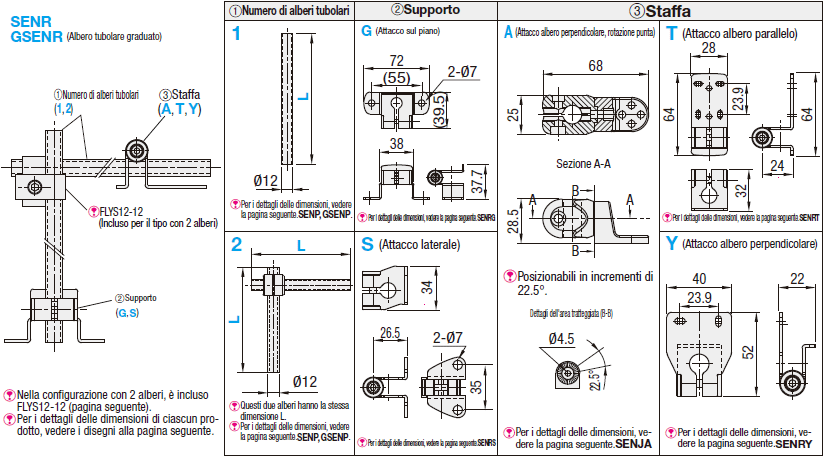 Staffe per sensori con supporti/in metallo:Immagine relativa