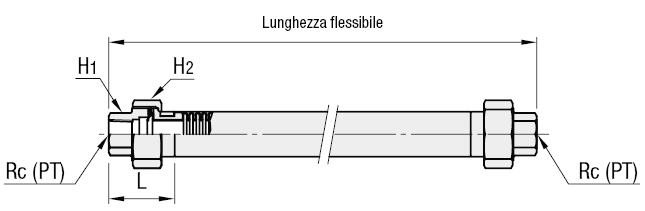 Tubi flessibili/Bassa pressione/Non saldati:Immagine relativa