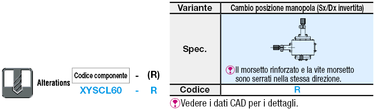 [Alta precisione] Assi XY/Rettangolari/Morsetto rinforzato/A coda di rondine:Immagine relativa