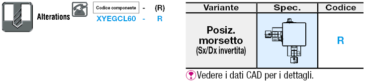 [Alta precisione] Assi XY/Vite senza fine/Quadrate/Morsetto rinforzato/A coda di rondine:Immagine relativa