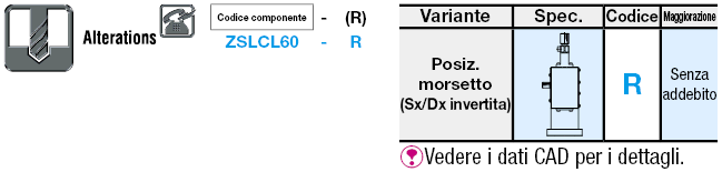 [Alta precisione] Asse Z/Rettangolari/Morsetto rinforzato/A coda di rondine:Immagine relativa