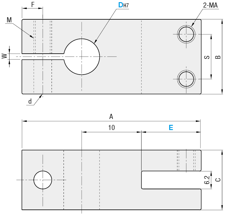 Basi per montaggio sensori:Immagine relativa