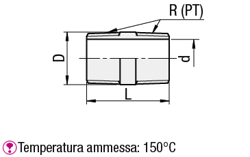 Raccordi per tubi a bassa pressione/Con rivestimento di tenuta/nipplo:Immagine relativa