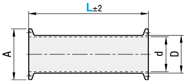 Tubi sanitari con saldatura/Standard/virola x virola:Immagine relativa