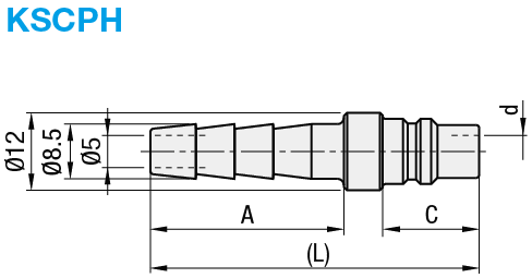 Raccordi dell'aria/Leggeri/a spina/portagomma:Immagine relativa