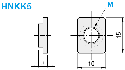 Serie 5/Dadi quadrati di pre-montaggio:Immagine relativa