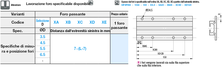 Larghezza cava 6mm/Profilati in alluminio piatti/Con spallamento:Immagine relativa