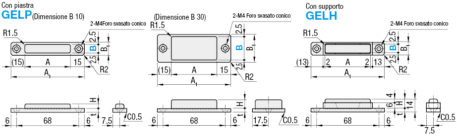 Tamponi ammortizzanti/Piastra/Supporto:Immagine relativa