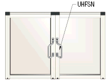 Maniglie con profilo tondo/Standard/Offset:Immagine relativa