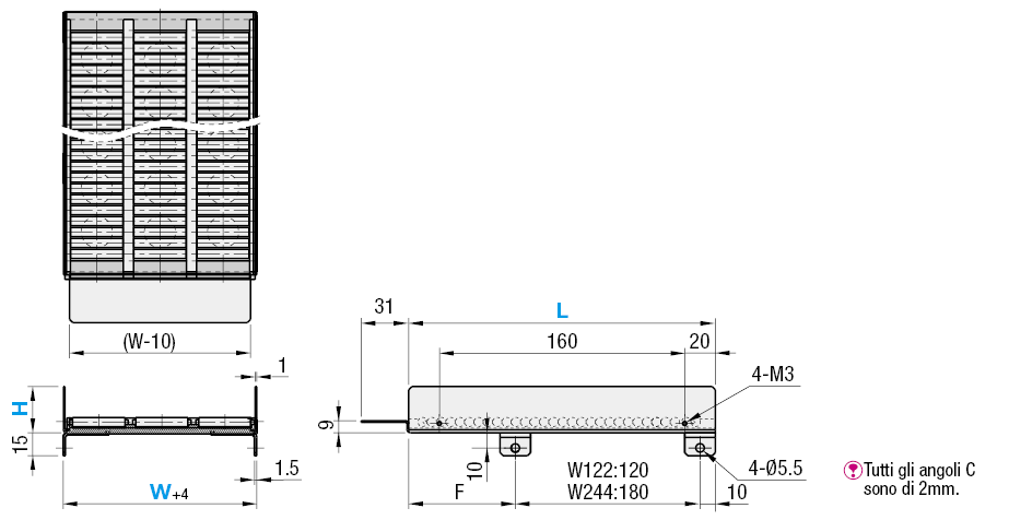 Scivoli per rullo in miniatura:Immagine relativa