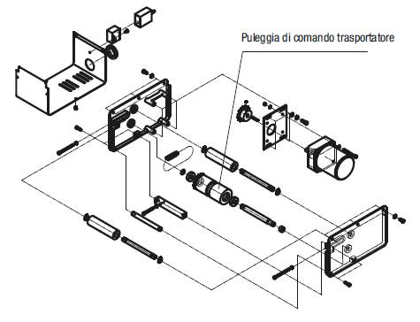 Puleggia di comando trasportatore:Immagine relativa