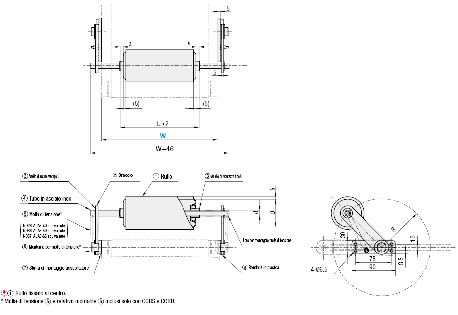 Rulli pressati trasportatore/Standard:Immagine relativa