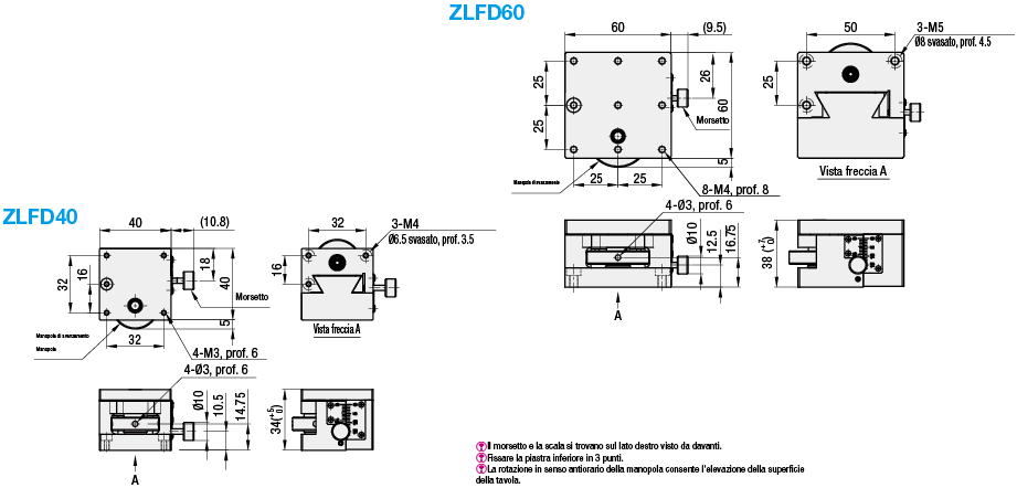 [Standard]Tavole Z superficie orizzontale/vite senza fine:Immagine relativa