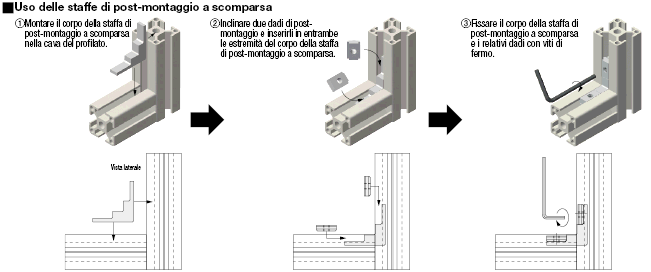 Serie 8/Staffe a scomparsa di post-montaggio:Immagine relativa