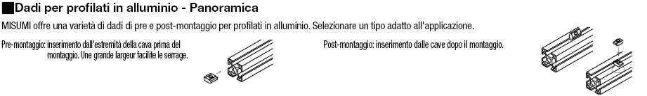 Serie 8/Dadi di post-montaggio con molla:Immagine relativa