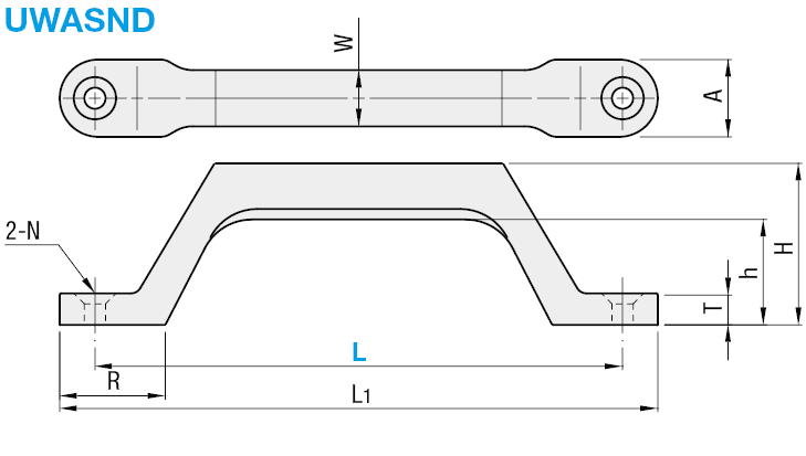 Maniglie pressofuse (In acciaio inox):Immagine relativa