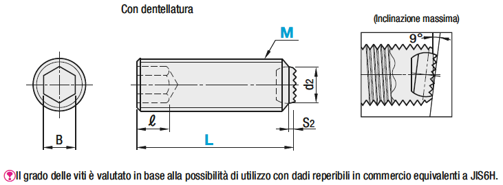 Viti di serraggio/Anti-inversione/con dentellatura:Immagine relativa